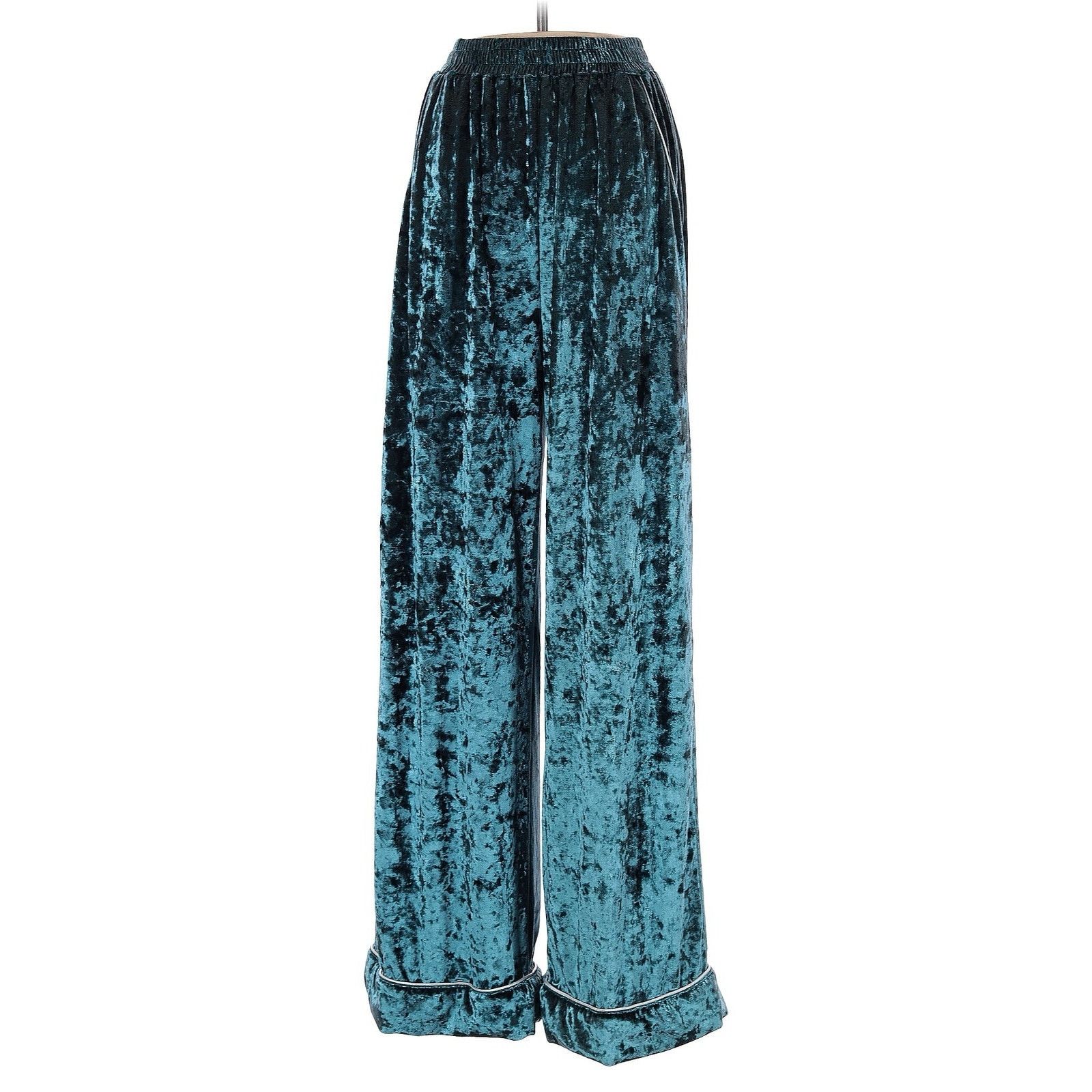 Other ALAMOUR THE LABEL AUSTRALIA CRUSHED VELVET PALAZZO PANTS S Size 28" / US 6 / IT 42 - 1 Thumbnail