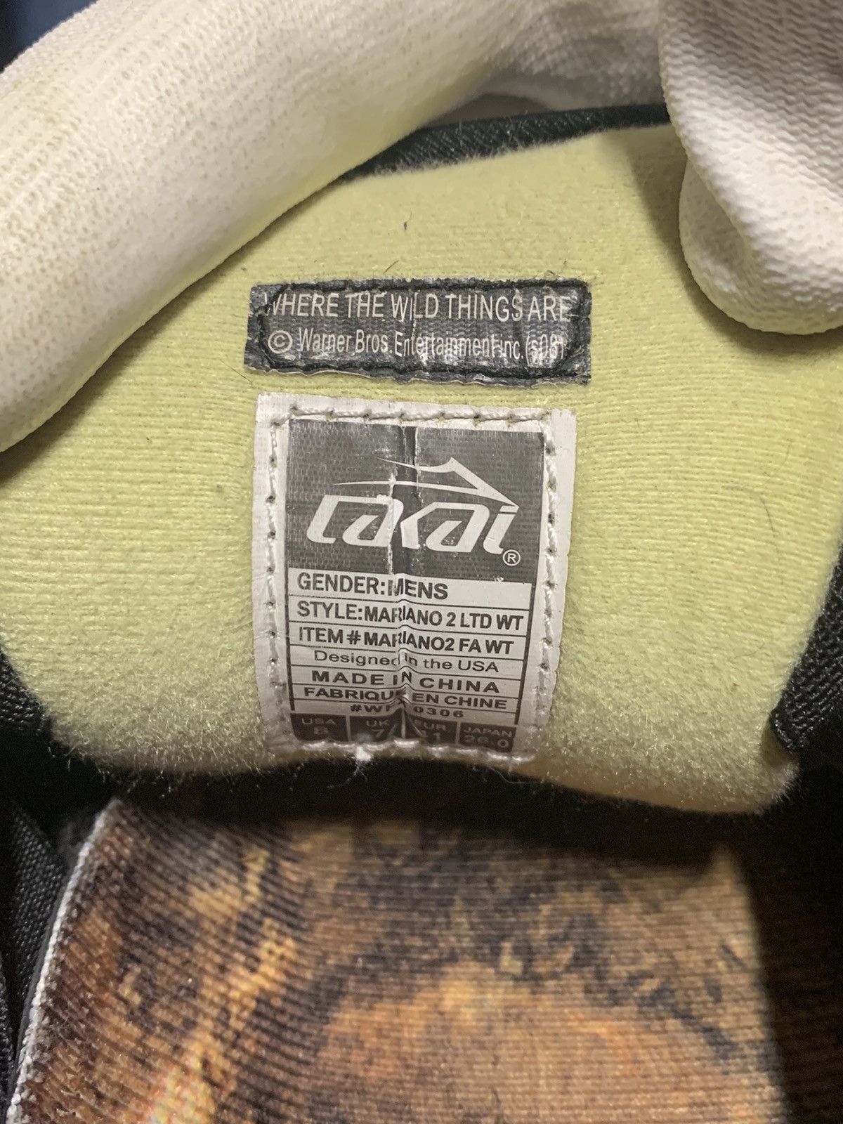 Lakai 2008 Lakai x Where The Wild Things Are Mariano 2 LTD Size US 8 / EU 41 - 9 Thumbnail