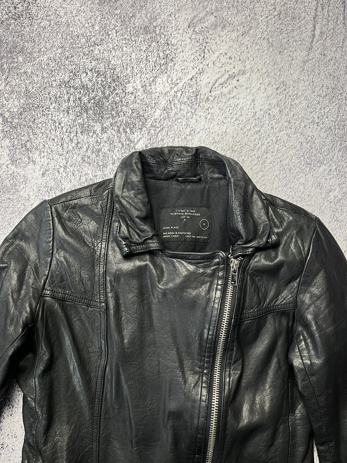 Allsaints Vintage Allsaints Balfern Leather Biker Jacket Japan Size M / US 6-8 / IT 42-44 - 10 Thumbnail