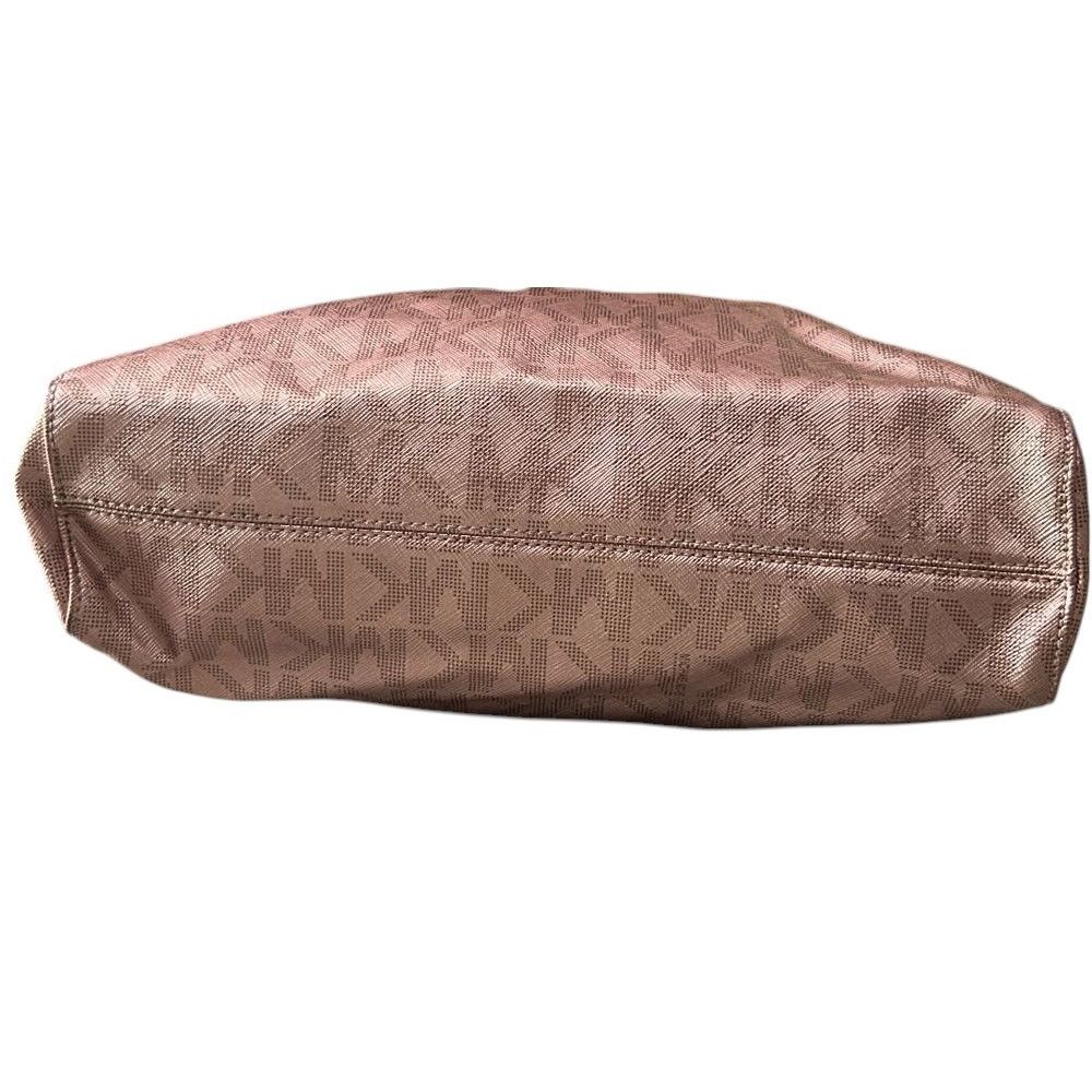 Michael Kors Michael Kors Signature Jet Set North South Rose Gold Tote Size ONE SIZE - 5 Thumbnail