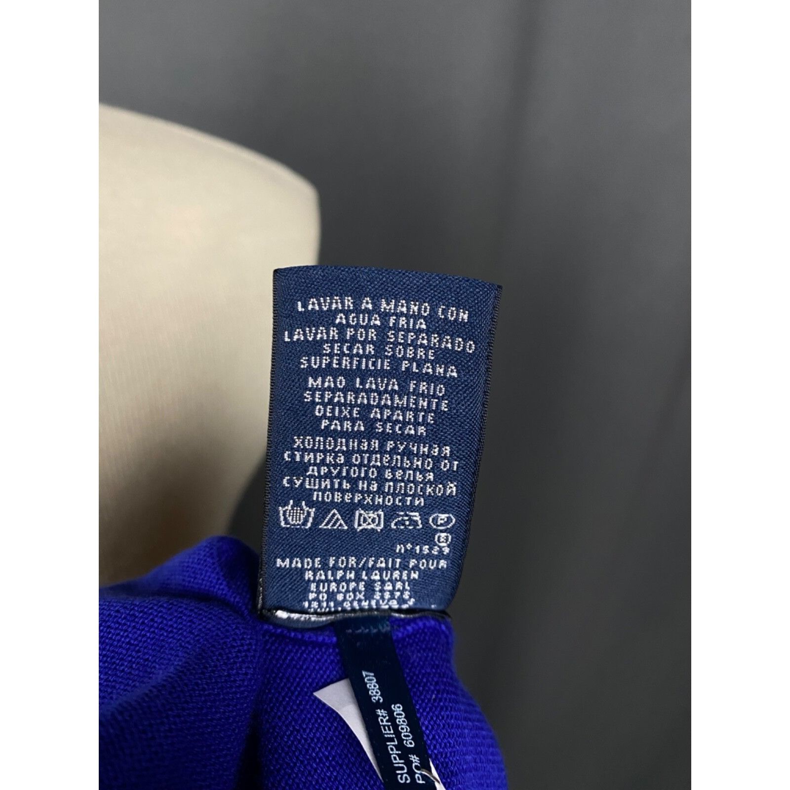 Ralph Lauren Sport MINT! Ralph Lauren Sport Big Logo Men's Blue Crewneck Sweate Size US M / EU 48-50 / 2 - 12 Thumbnail