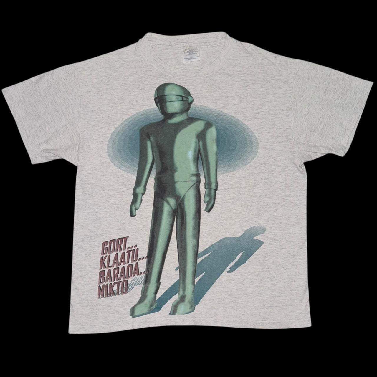 Vintage 1995 The Day The Earth Stood Still Movie Promo Archive Tee Size US L / EU 52-54 / 3 - 3 Thumbnail