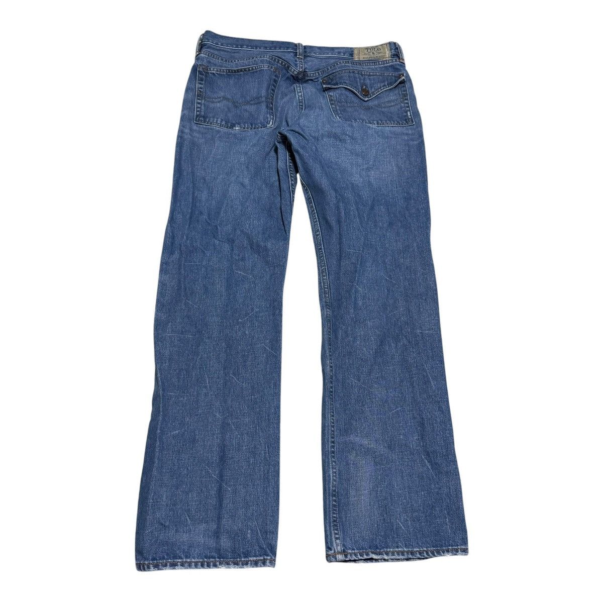 Polo Ralph Lauren Polo Ralph Lauren Mexico 100% Cotton Jean Pants Men’s 35x32 Size US 35 - 3 Thumbnail