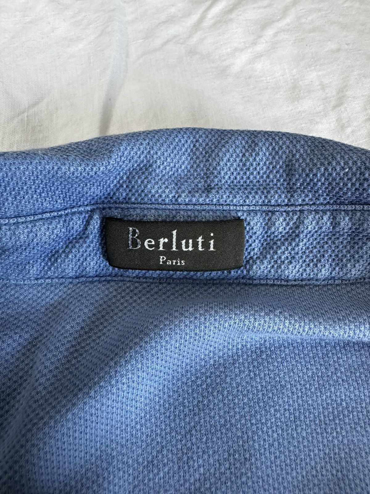 Berluti light blue polo