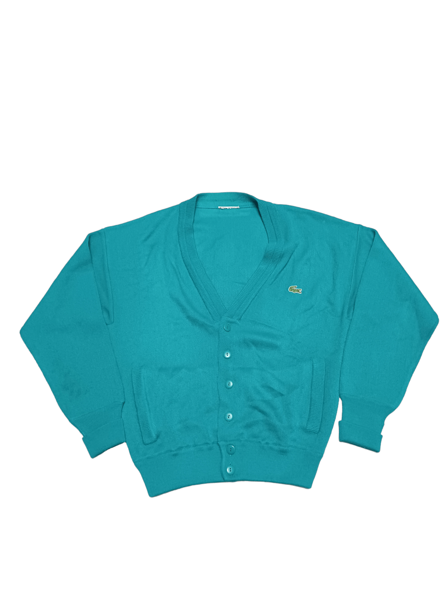 Lacoste VINTAGE 90S MADE IN SPAIN LACOSTE CARDIGAN OLDMONEY Size US S / EU 44-46 / 1 - 1 Thumbnail