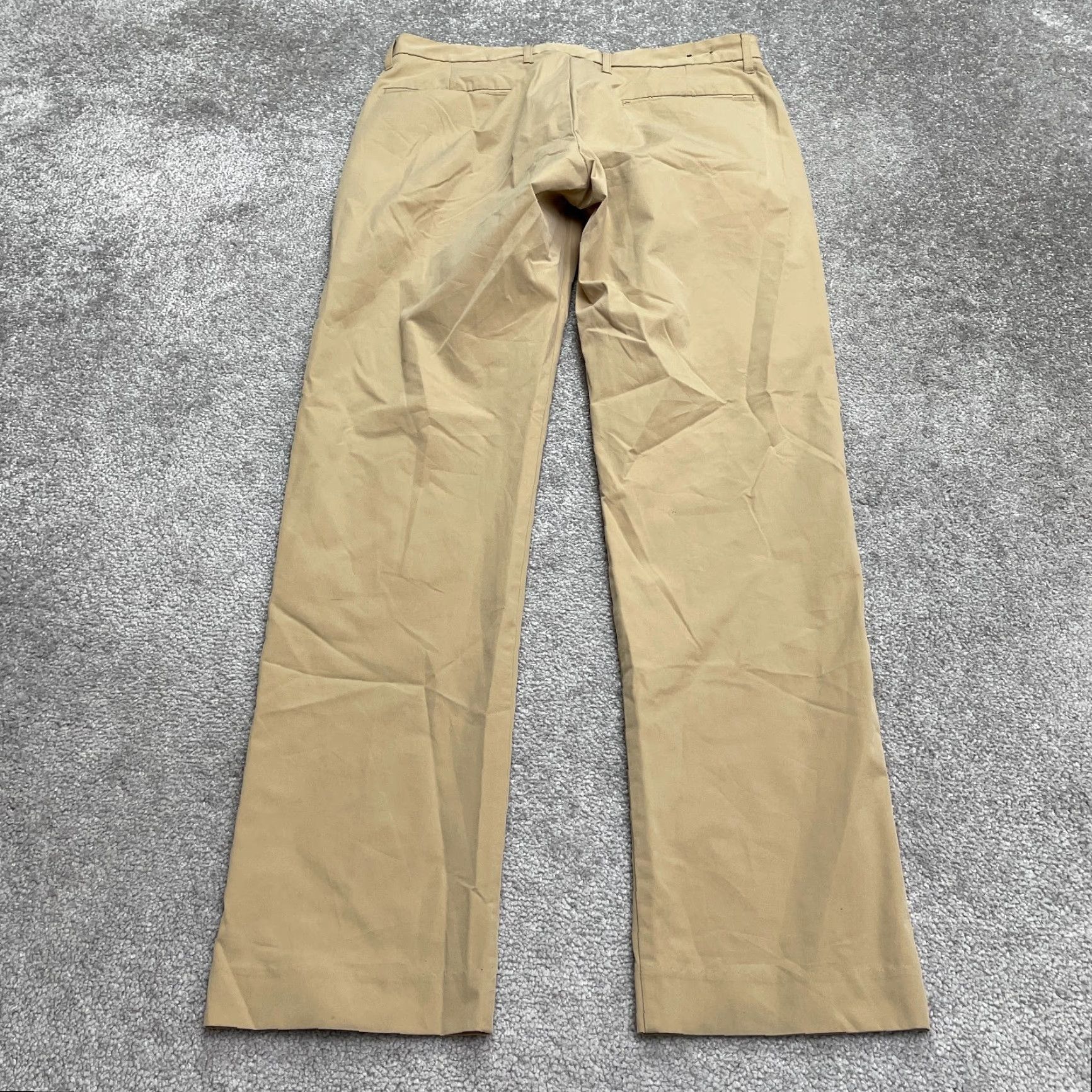J.Crew J.Crew Thompson Flex Tapered Leg Pants Mens 32x32 Khaki Brown Flat Front Classic Size US 32 / EU 48 - 2 Thumbnail