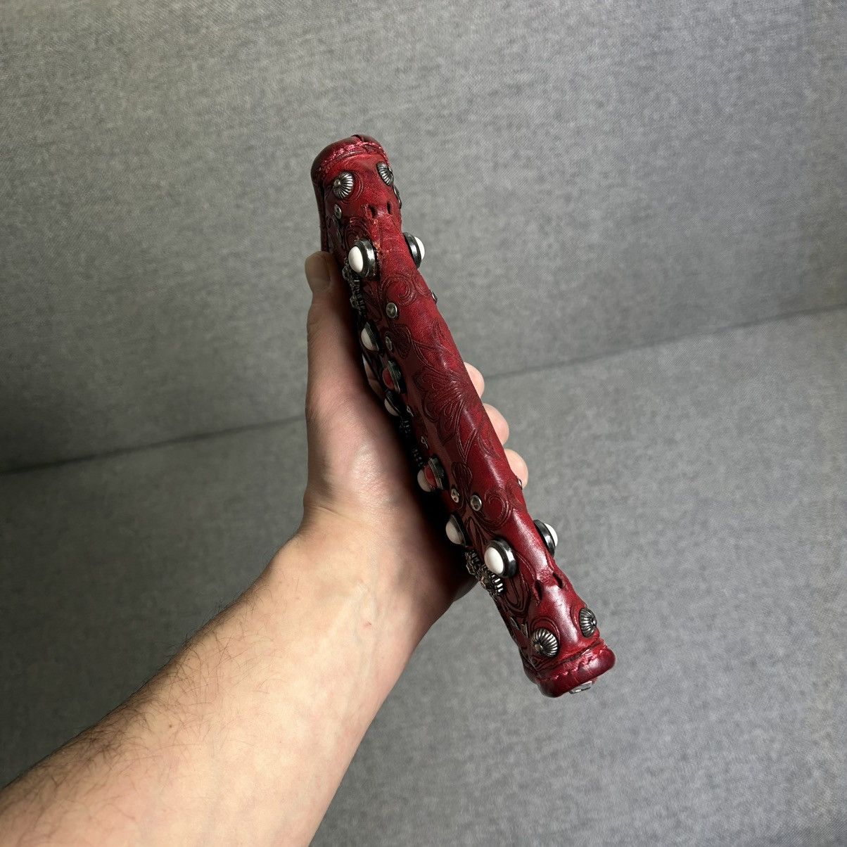 Campomaggi Campomaggi “Siena” Red Leather Wallet With Studs Size ONE SIZE - 13 Thumbnail