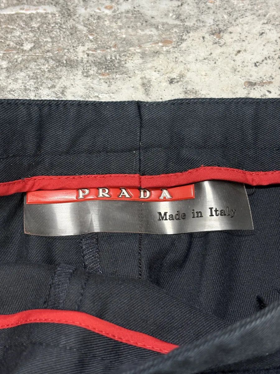 Prada 2000s Prada Navy Sleek Tailored Pants Size US 30 / EU 46 - 8 Thumbnail