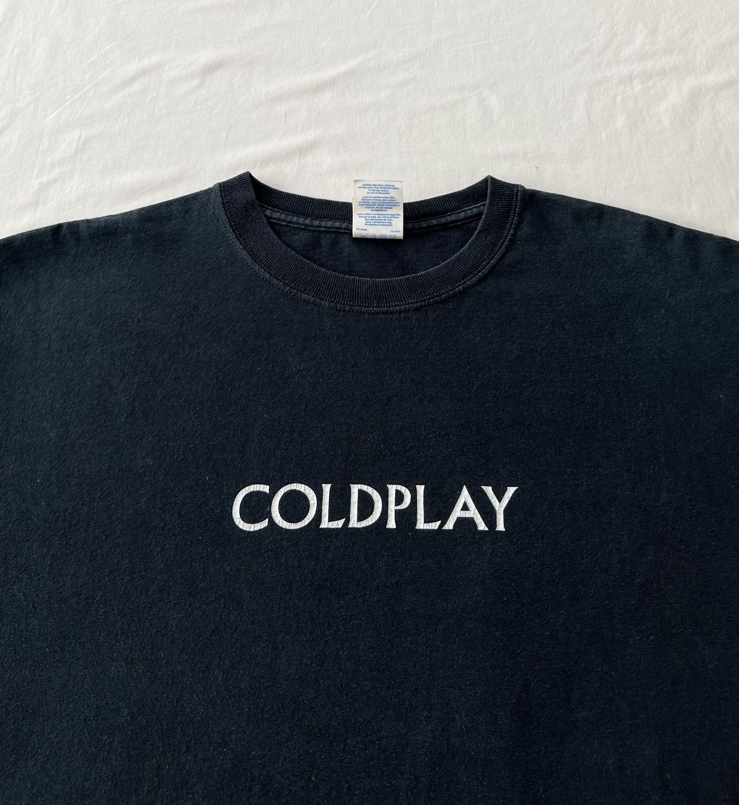 Band Tees Vintage 2000s Coldplay X&Y Rock Band Black T-shirt Size US M / EU 48-50 / 2 - 8 Thumbnail