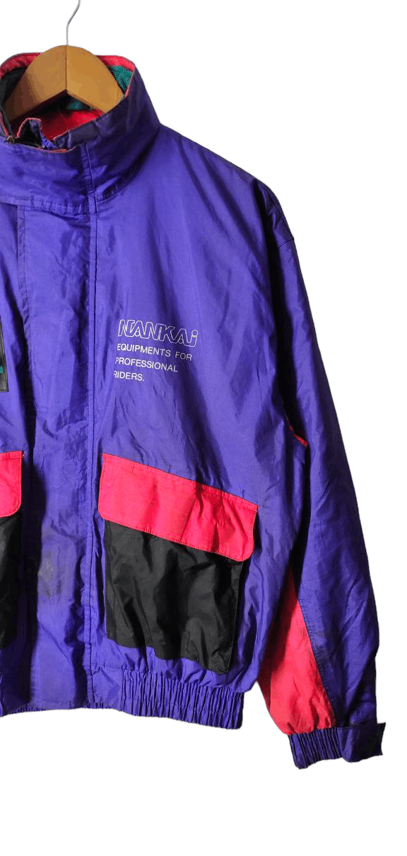 Vintage VINTAGE NANKAI HYPER RAIN GEAR MOTORSPORT WINDBREAKER JACKET Size US L / EU 52-54 / 3 - 4 Thumbnail