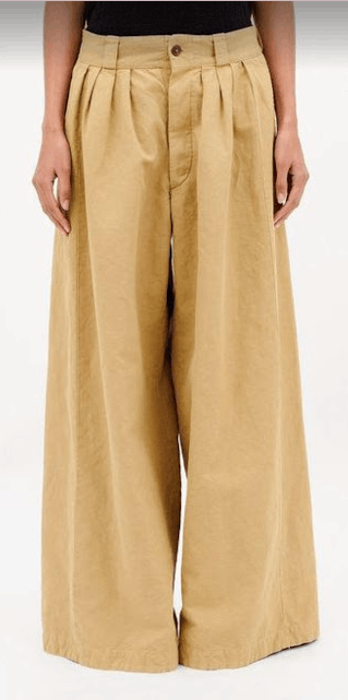 image of Maison Margiela O1W1Db10324 Pants In Brown, Women's