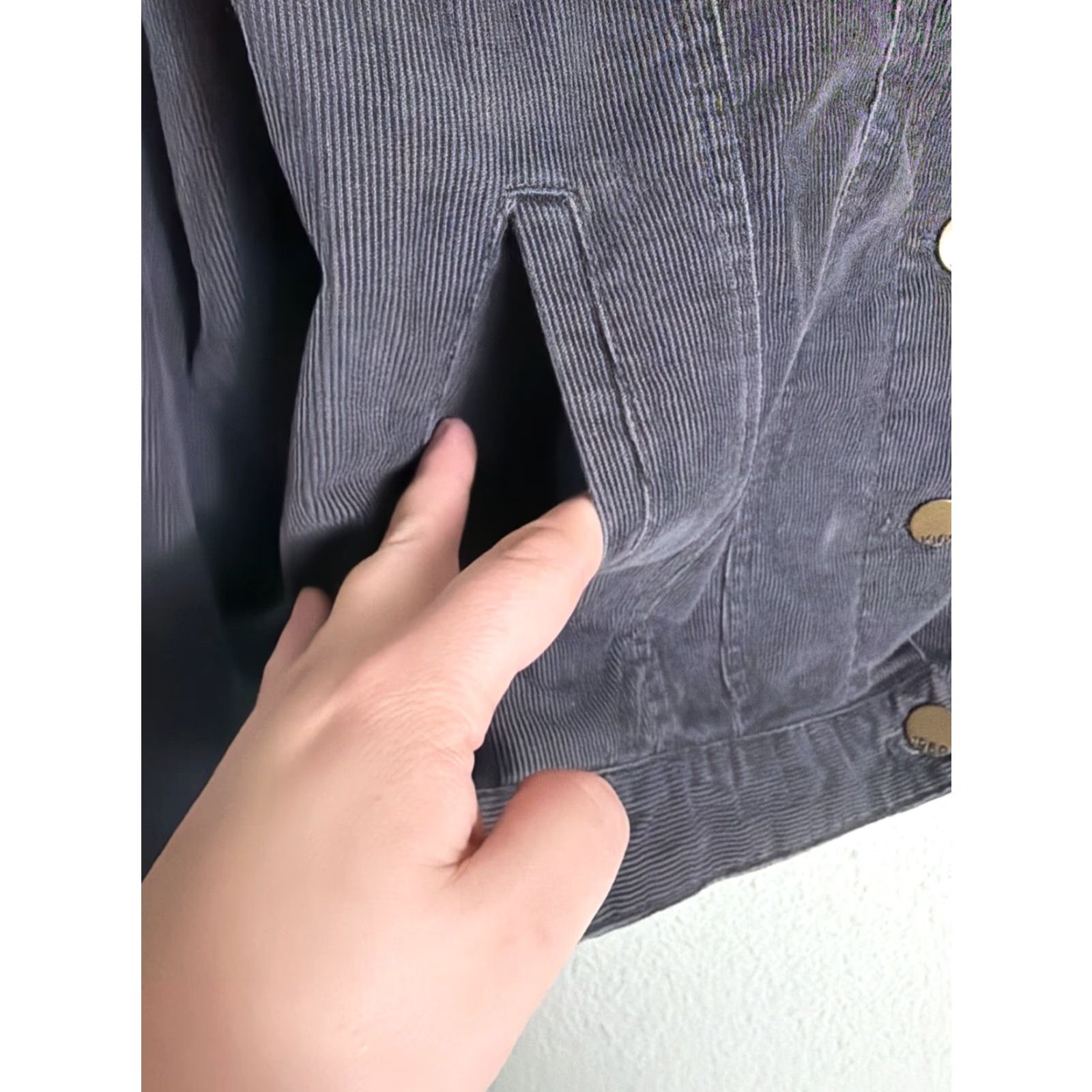 Gap GAP Corduroy Shirt Jacket Brown Long Sleeve Button Up Women's Size Medium Size M / US 6-8 / IT 42-44 - 6 Thumbnail