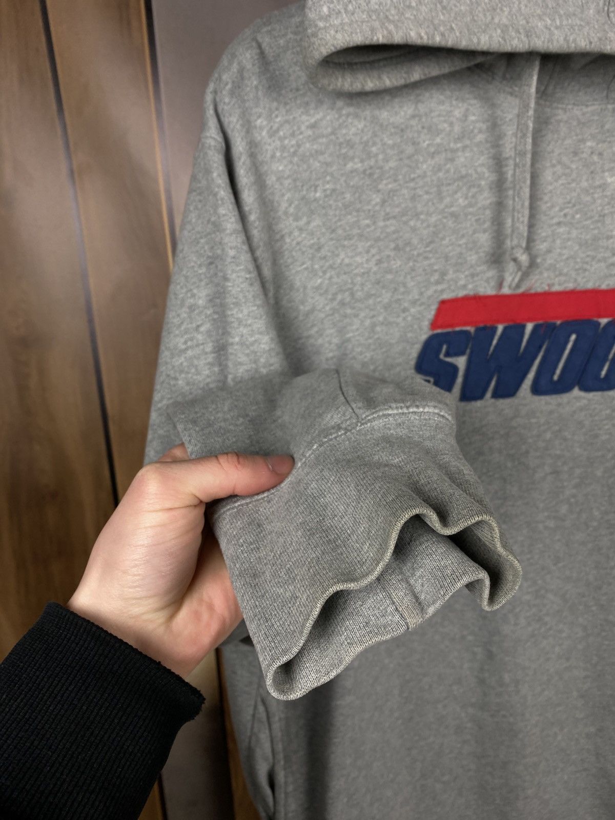 Nike 🔥Vintage Hoodie Nike NSW Swoosh Big Logo Tee🔥 Size US L / EU 52-54 / 3 - 4 Thumbnail