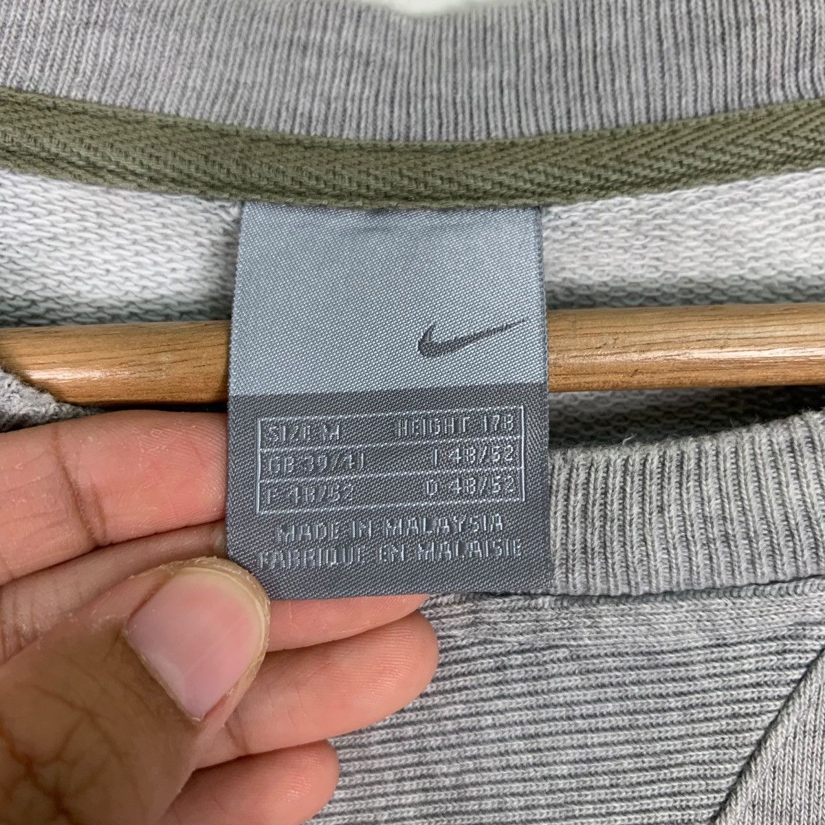Nike NIKE Big Logo Crewneck Sweatshirts #0814-C37 Size US M / EU 48-50 / 2 - 12 Thumbnail