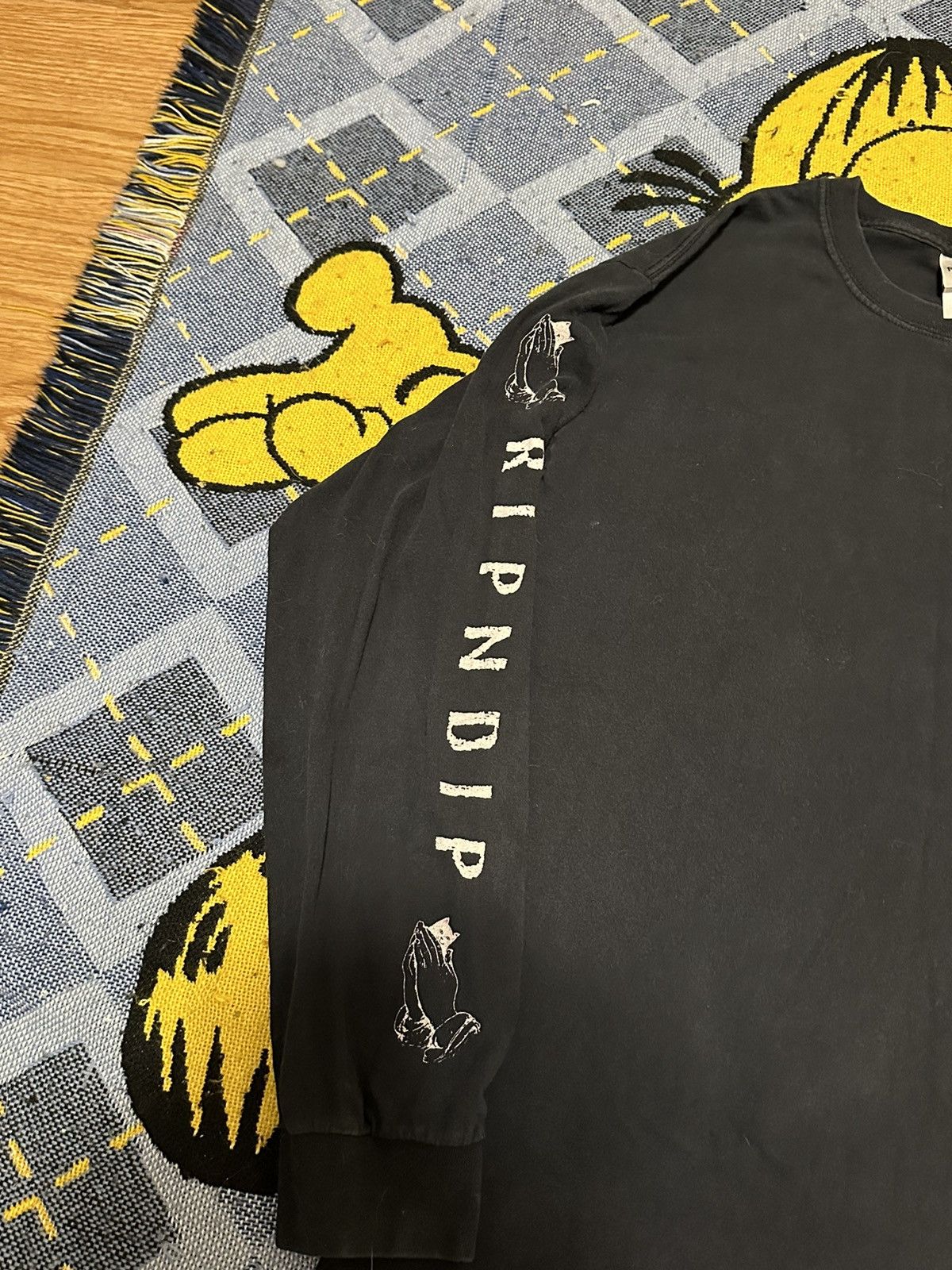 RIPNDIP Vintage Y2K Rip N Dip Black Longsleeve T-Shirt Size US L / EU 52-54 / 3 - 6 Thumbnail