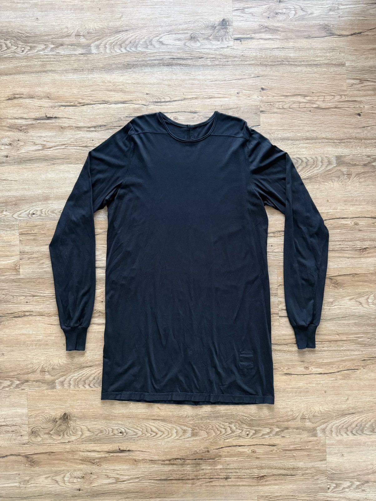 Rick Owens Rick Owens Level Long Sleeve – Black Size US XL / EU 56 / 4 - 1 Thumbnail