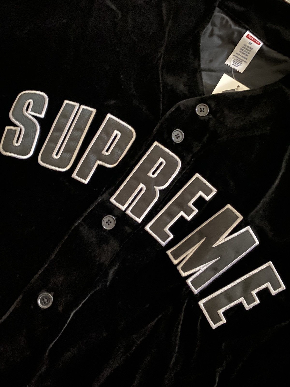 Jersey XL Baseball Velvet トップス SUPREME