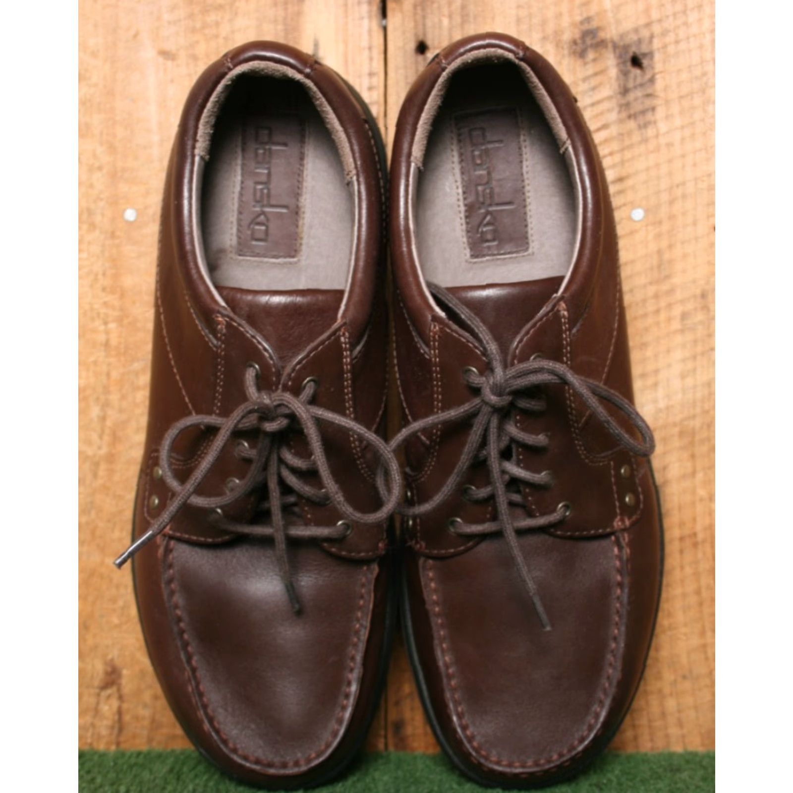 Dansko VINTAGE Dansko Wyatt Oxford Brown Leather Slip Resistant Mens 14.5 EU 48 Shoes Size US 15 / EU 48 - 4 Thumbnail