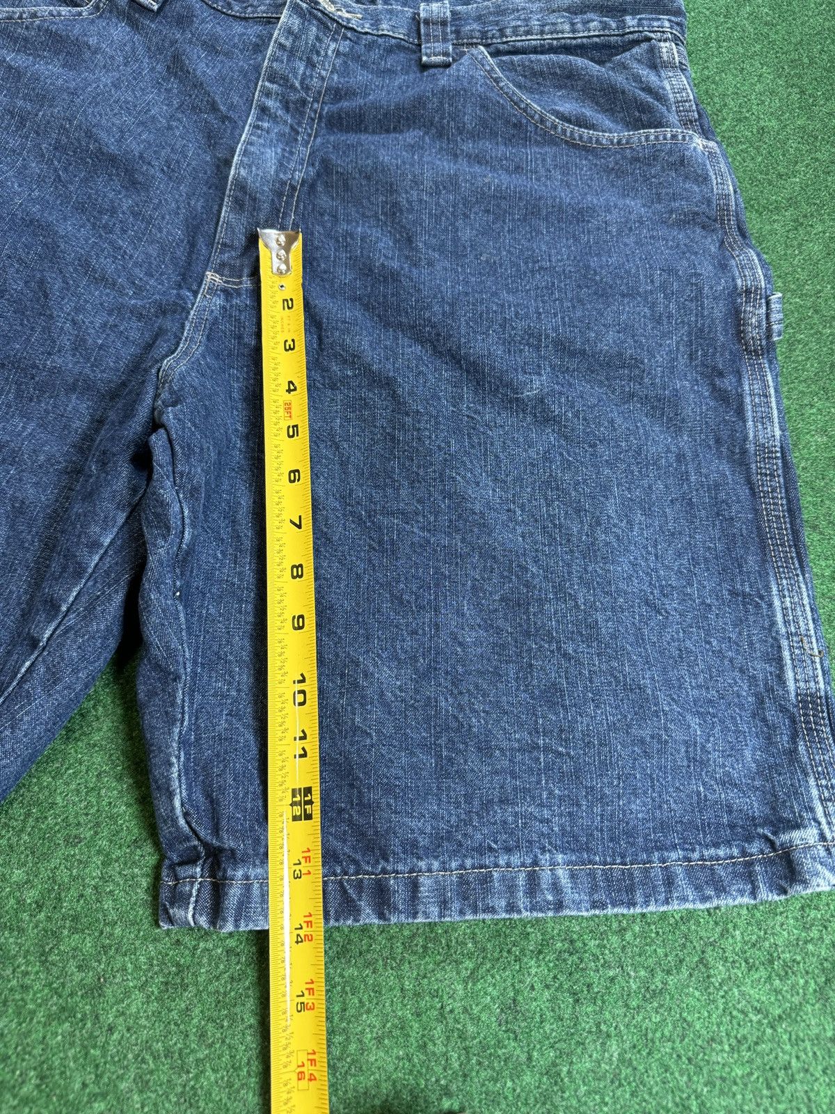 Wrangler Y2K Carpenter Baggy Jort Hip Hop Skater Grunge Denim Shorts Size US 38 / EU 54 - 5 Thumbnail