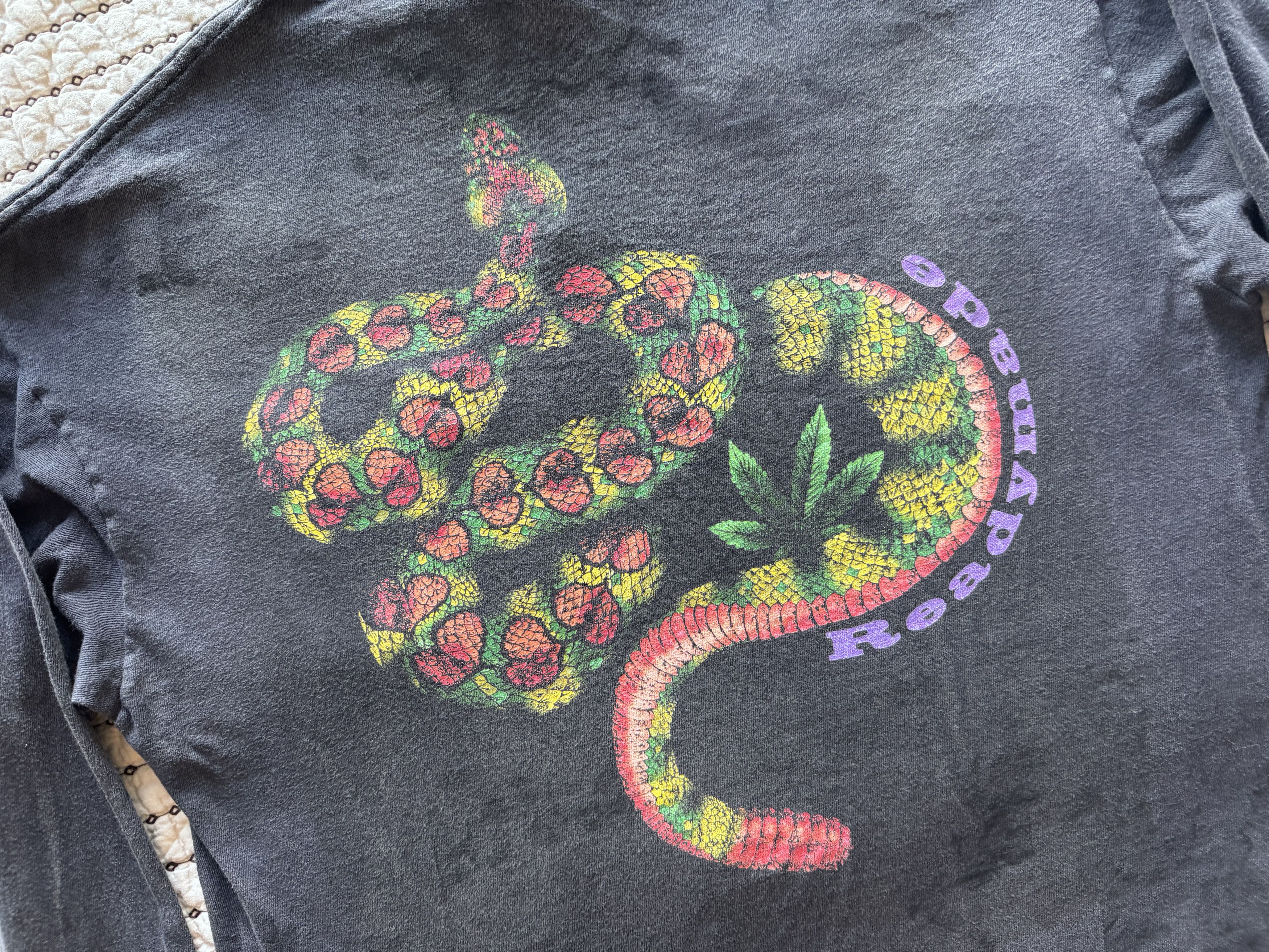 READYMADE READYMADE MARLBORO SNAKE LS T-SHIRT WASHED BLACK MED Size US M / EU 48-50 / 2 - 3 Thumbnail
