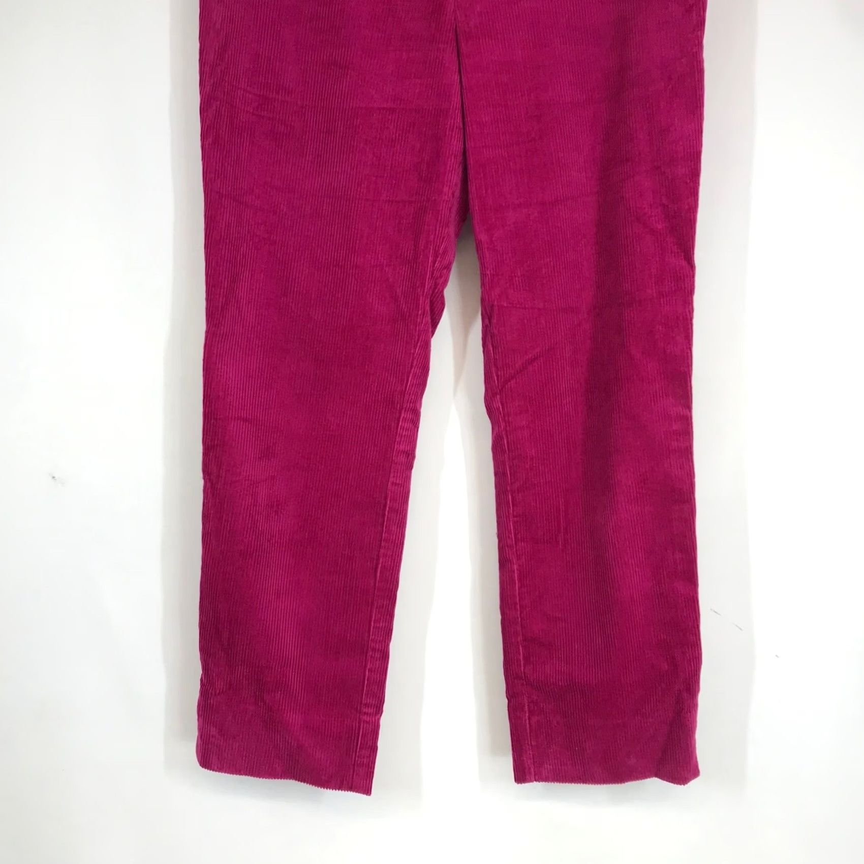 Boden Boden Pink Corduroy Pants Womens 4P Petite Cotton Stretch Size 27" / US 4 / IT 40 - 3 Thumbnail