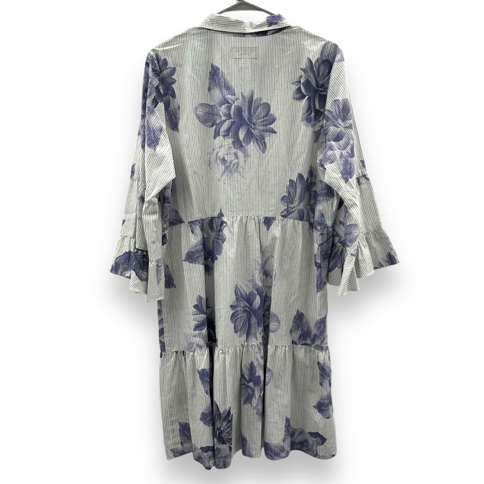 Johnny Was Johnny Was Delaney Easy Tiered Floral Shirt Dress Sz L NEW Size L / US 10 / IT 46 - 7 Thumbnail