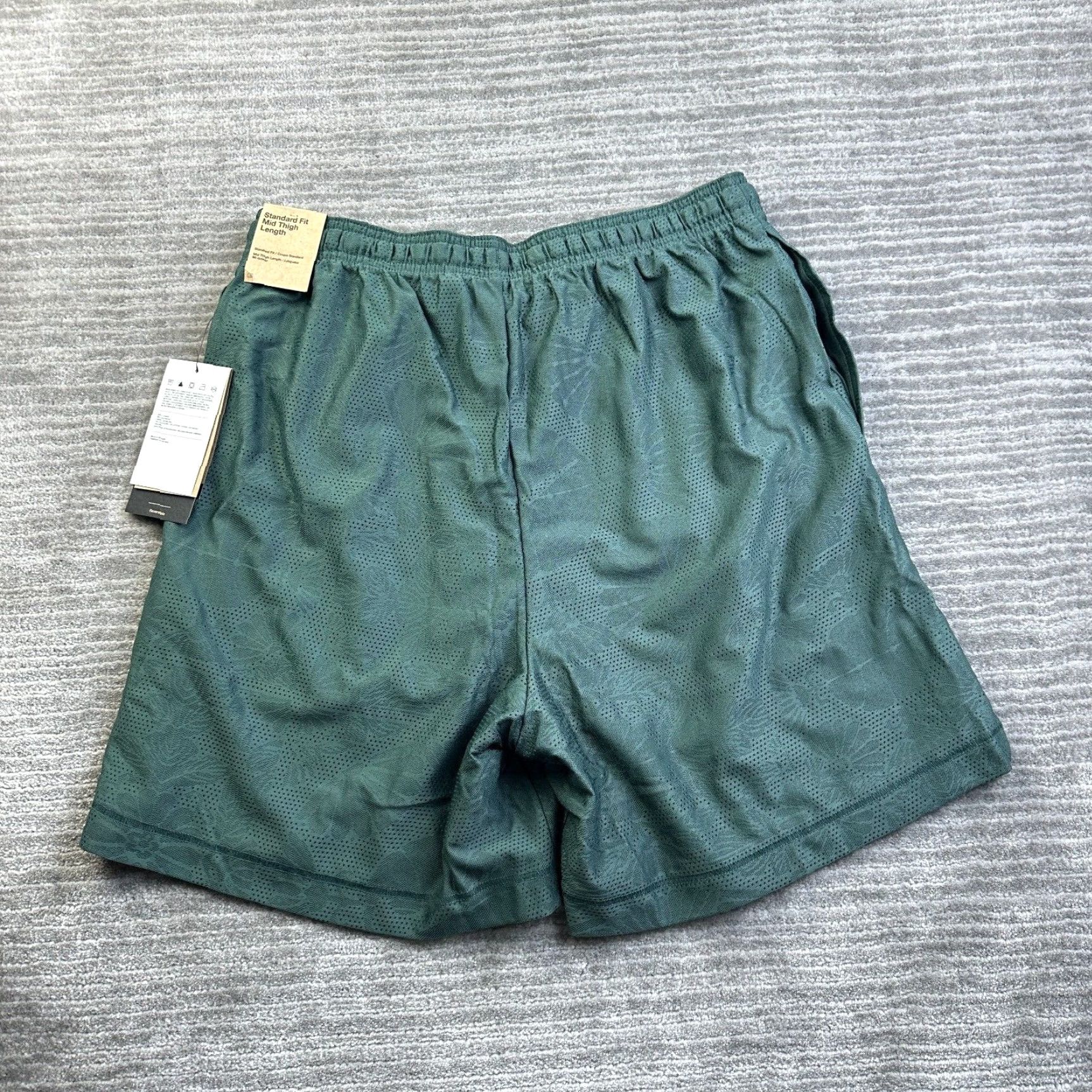 Nike Nike DNA Shorts Mens Medium Green Dri-FIT Basketball Gym Training 6' Reversible Size US 31 - 2 Thumbnail
