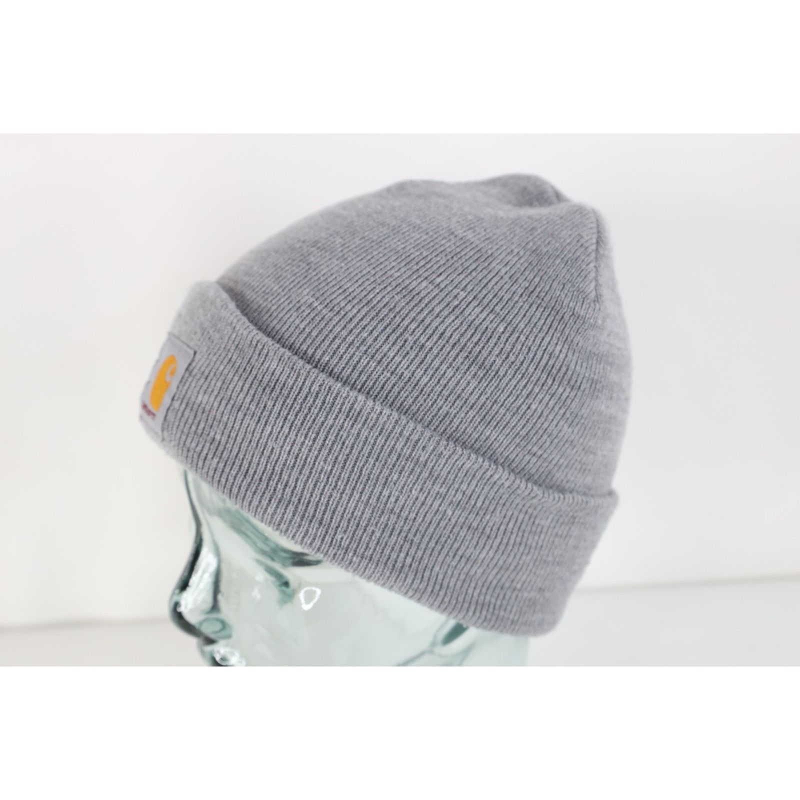 Carhartt Vintage 90s Carhartt Spell Out Winter Knit Beanie Hat Cap Size ONE SIZE - 2 Thumbnail