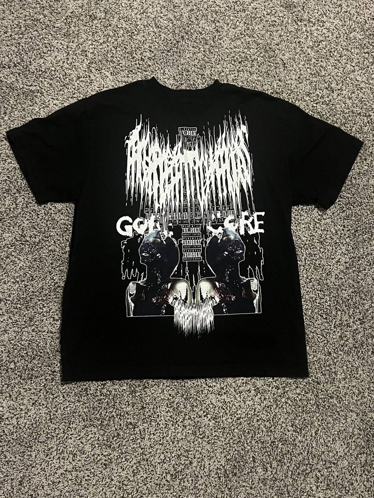 Destroy Lonely × Ken Carson × Playboi Carti KEN CARSON DJ TEE - A