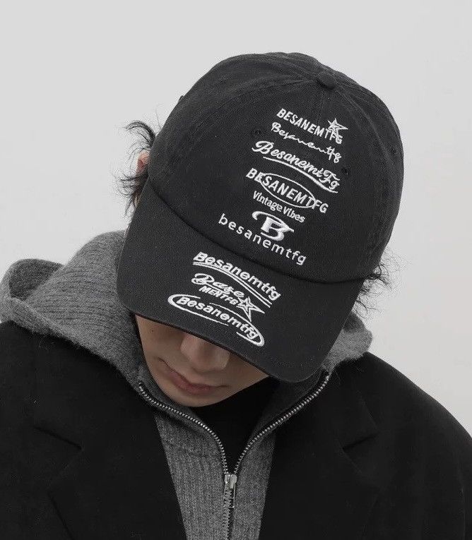 Japanese Brand Outdoor retro embroidered ball cap hat Size ONE SIZE - 6 Thumbnail