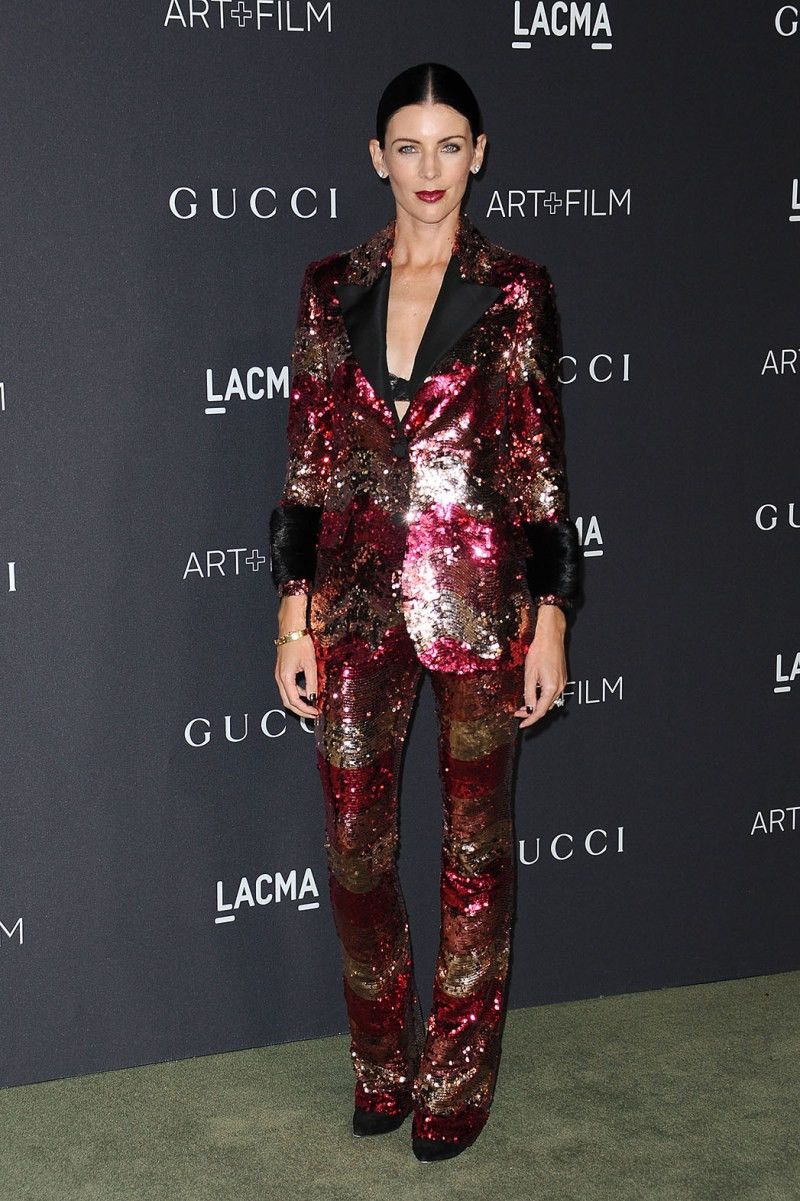 Gucci Gucci Runway Sequin Red Pink Wide Leg Pants Size 27" / US 4 / IT 40 - 8 Thumbnail