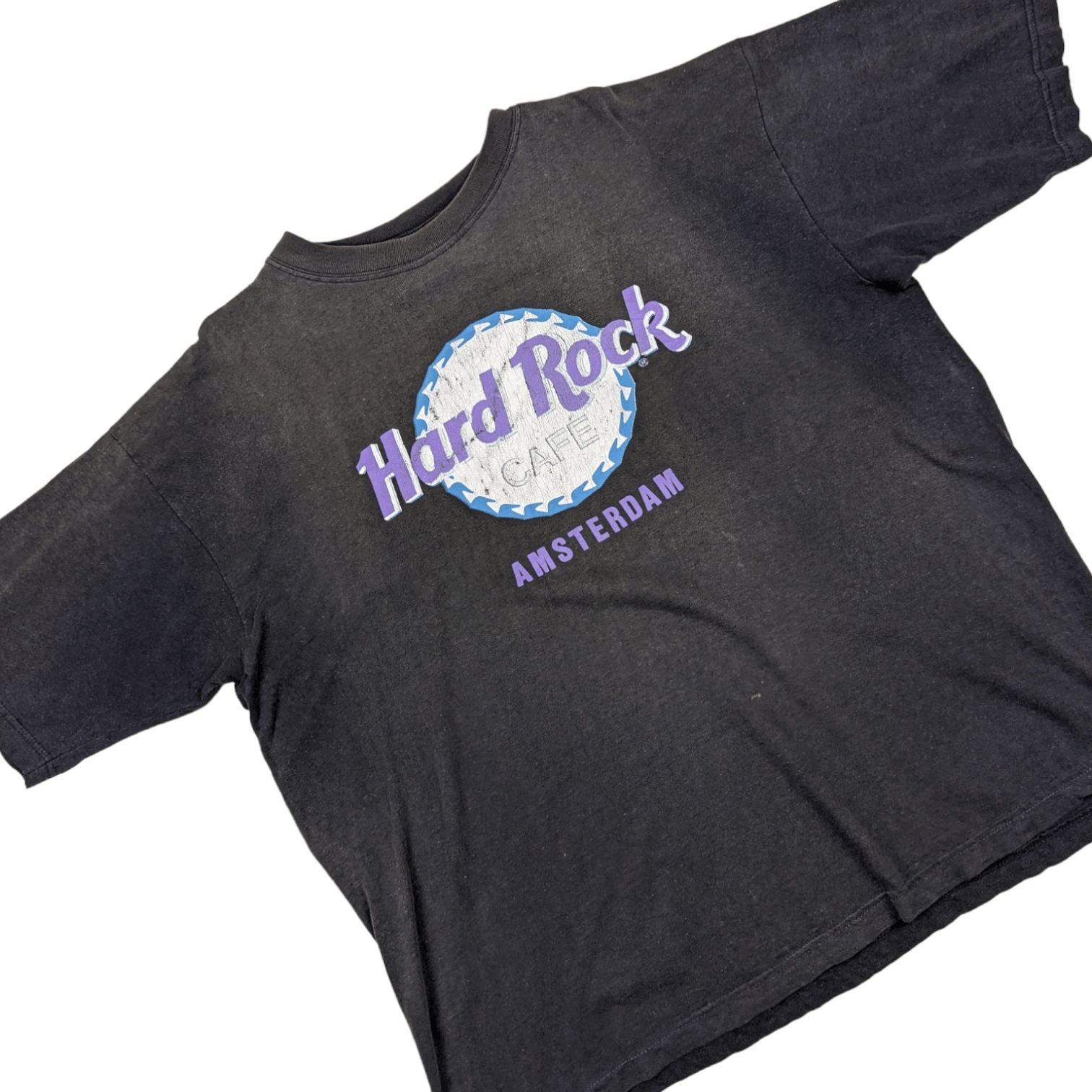 Hard Rock Cafe 2000's HARD ROCK CAFE Amsterdam Big Spell Out T Shirt Size US M / EU 48-50 / 2 - 2 Thumbnail