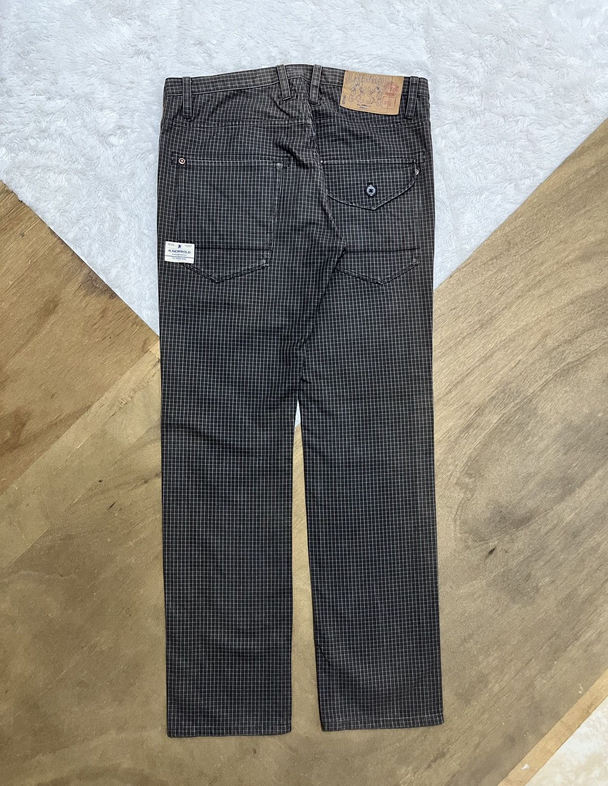 Other R Newbold Plaid Side Stripe Pants Brown Size 33 Rare Size US 33 - 6 Thumbnail