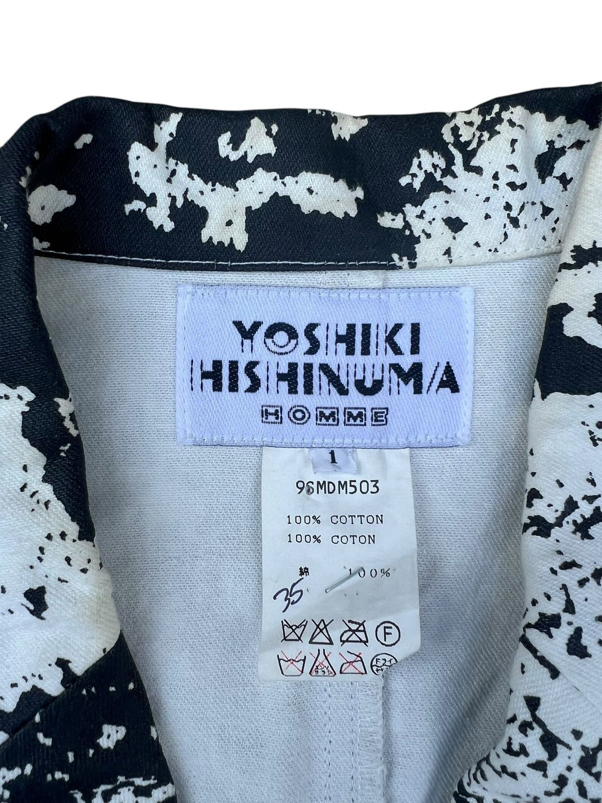 14th Addiction Vintage Yoshiki Hishinuma Homme Japan Coated Waxed Jacket Size US M / EU 48-50 / 2 - 5 Thumbnail