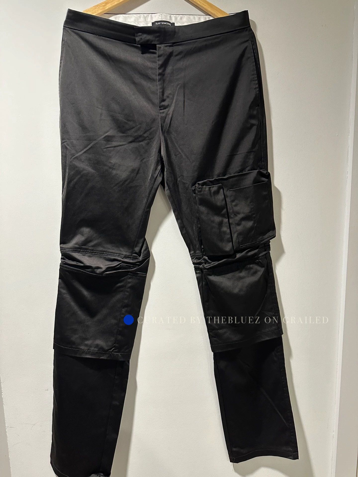 スラックス RAF SIMONS 2018AW Slim pants with pokets Raf Simons Slim Space Pants With Pockets | Grailed