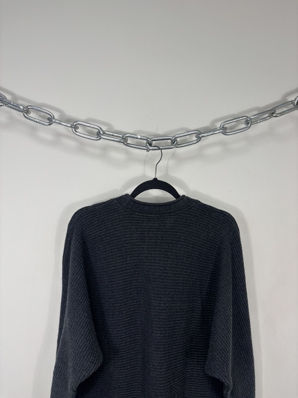 Carlo Colucci Carlo Colucci Vintage Men’s Gray Oversized Wool Knit Sweater Size US M / EU 48-50 / 2 - 12 Thumbnail