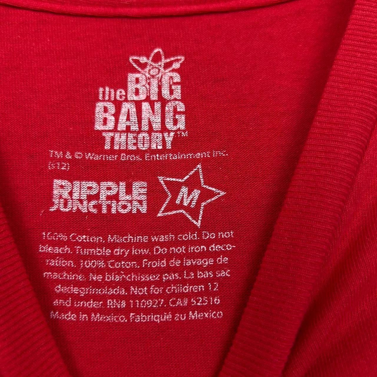 Other Big Bang Theory Shirt Men Red Bazinga Crew Neck Cotton M Size US M / EU 48-50 / 2 - 3 Thumbnail