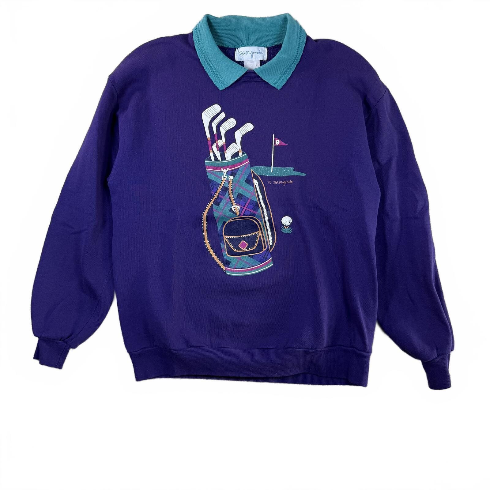 Other Vintage Women’s Golf Collared Sweatshirt Large Size L / US 10 / IT 46 - 1 Thumbnail