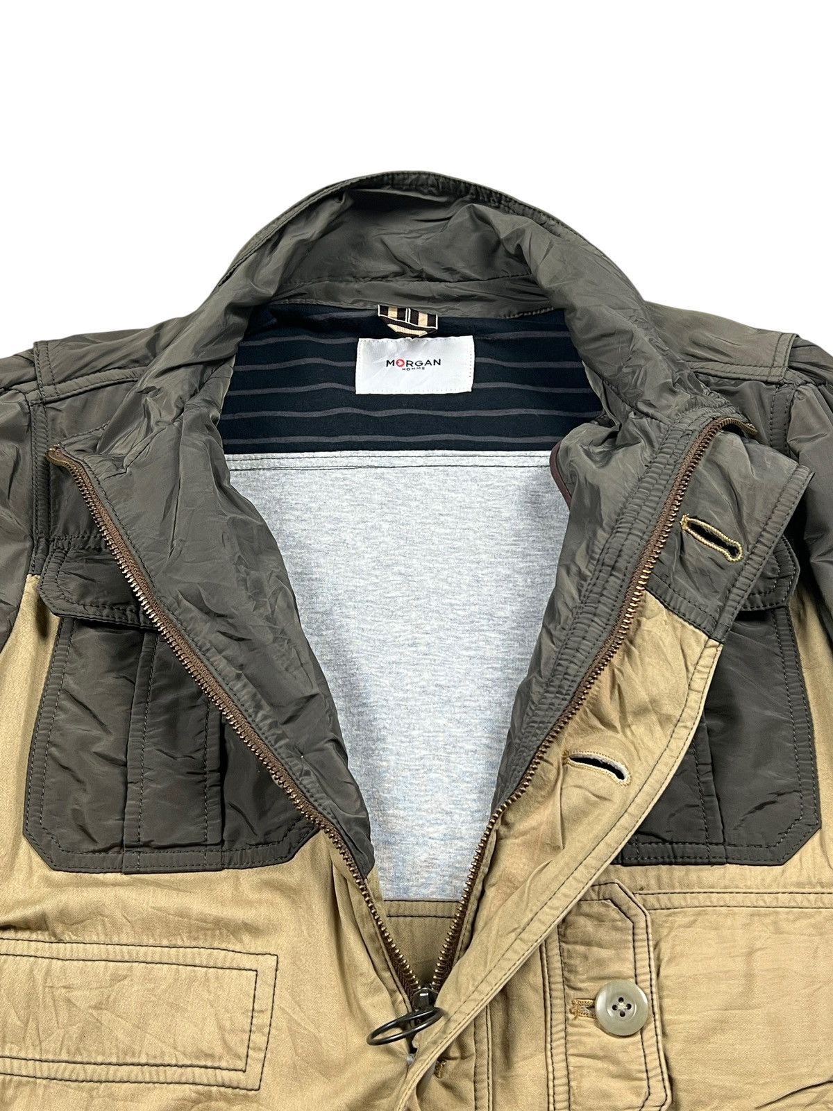 Japanese Brand × Morgan Homme Morgan Homme Hybrid Multipocket Jacket Size US S / EU 44-46 / 1 - 10 Thumbnail