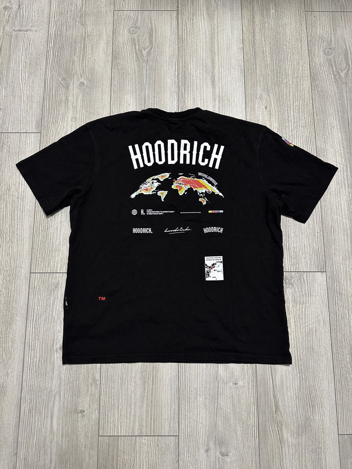 Vintage Vintage Hoodrich T Shirt Tee Baggy Big Logo Y2K 90s Size US XL / EU 56 / 4 - 1 Thumbnail