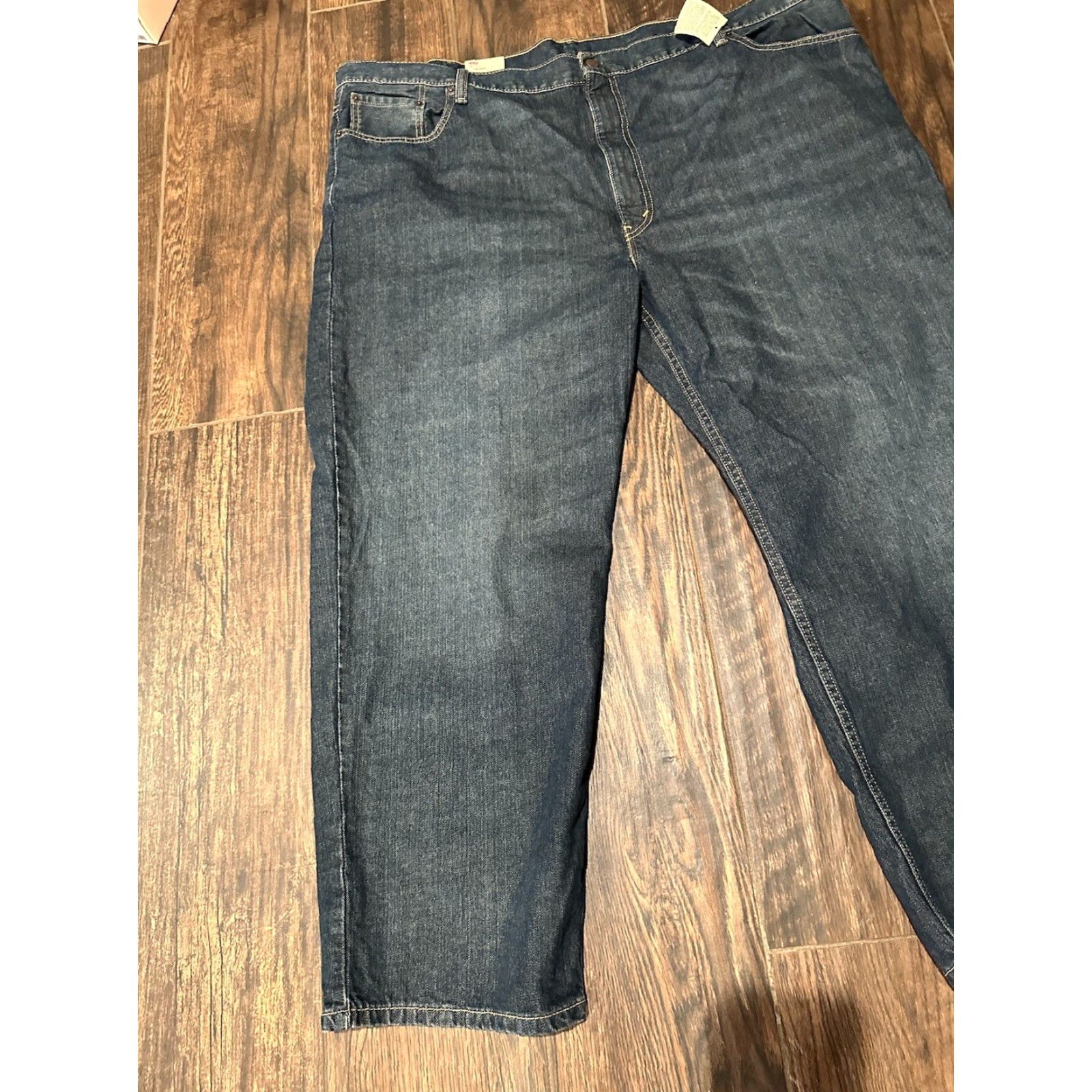 Levi's VINTAGE NWT Levi's 550 Relaxed Jeans Men Big & Tall 50x29 Blue Cotton Denim Tapered Inseam 29 XS? Size US 34 / EU 50 - 3 Thumbnail