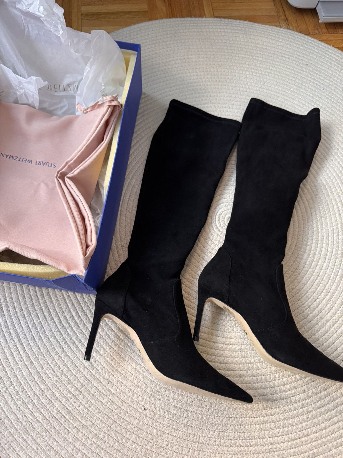 Stuart Weitzman STUART WEITZMAN Suede Stiletto Knee Boots size EU 38 Size US 7.5 / IT 37.5 - 4 Thumbnail