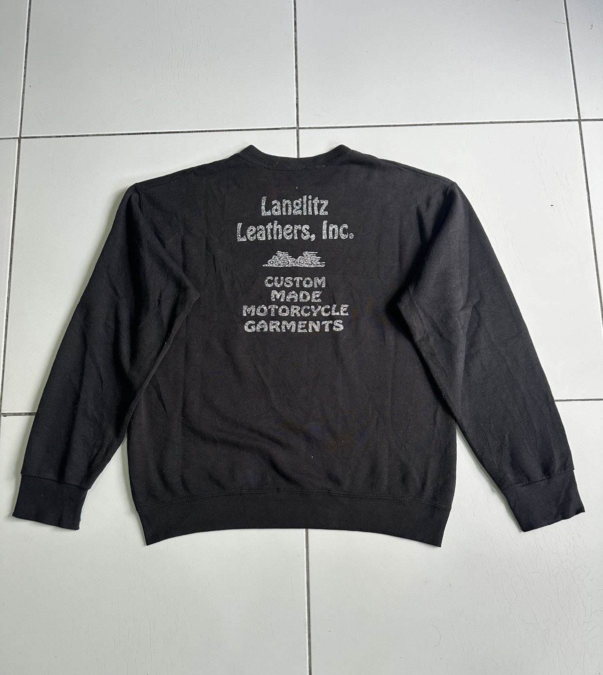 Other Vintage Langlitz leather lnc Motorcycle garments Crewneck Size US M / EU 48-50 / 2 - 1 Thumbnail