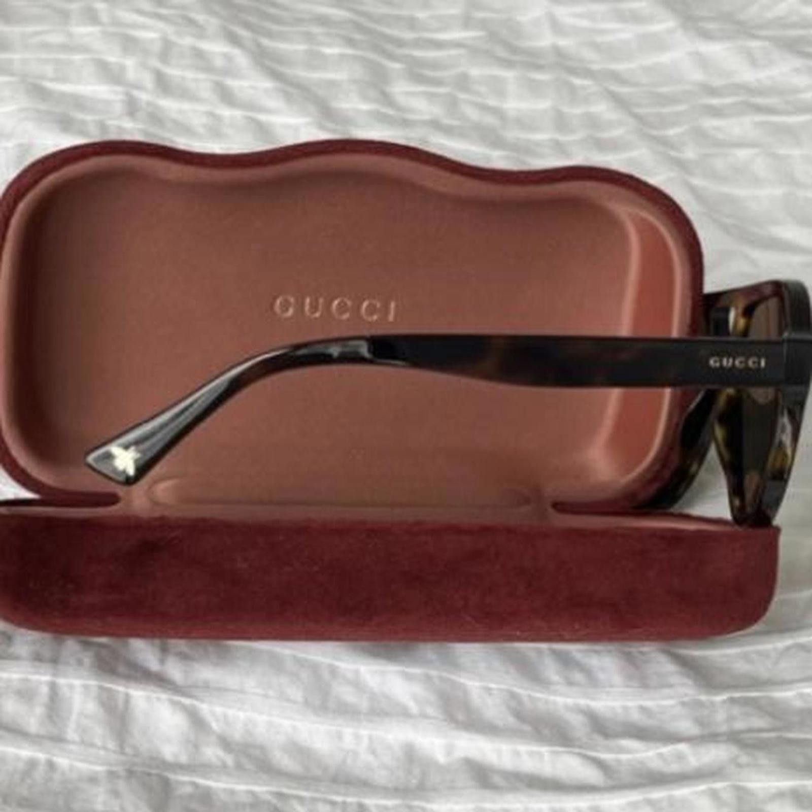 Gucci Gucci Tortoise Shell Aviator Sunglasses Size ONE SIZE - 8 Thumbnail