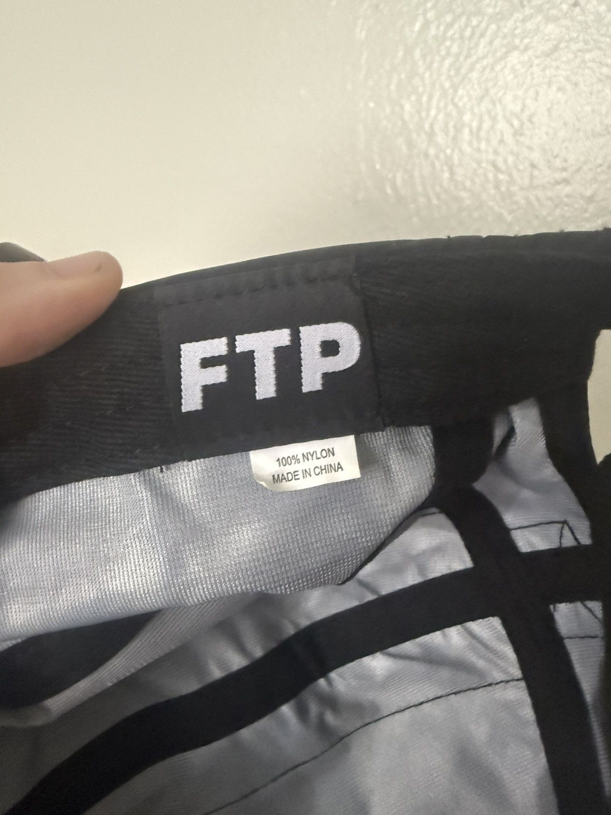 Fuck The Population FTP F-Tec Hi Vis Camp Hat Black Silver Size ONE SIZE - 9 Thumbnail