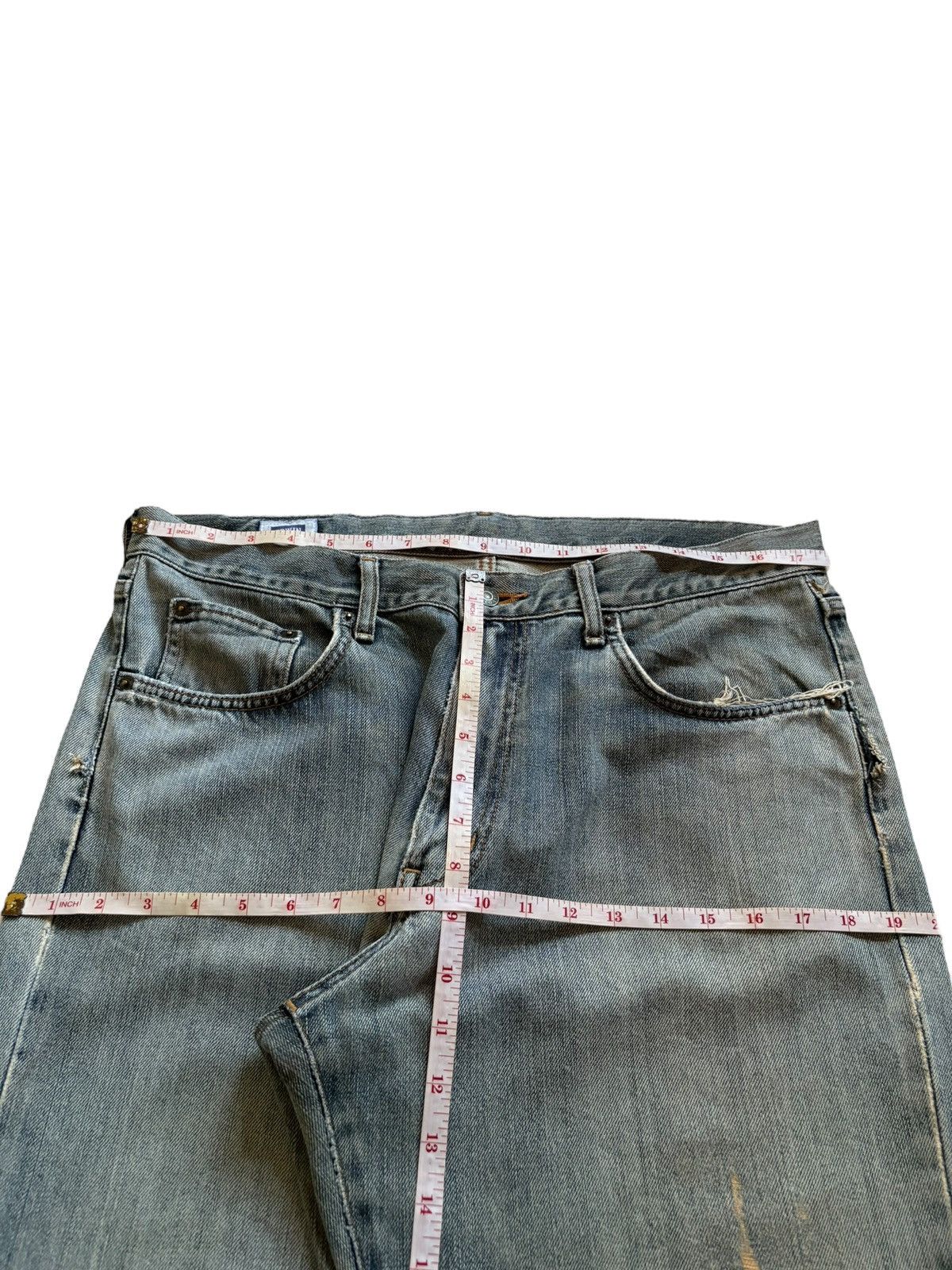 Edwin Vintage Japanese Edwin Rusty Mud Wash Ripped Baggy Jeans Size US 36 / EU 52 - 12 Thumbnail