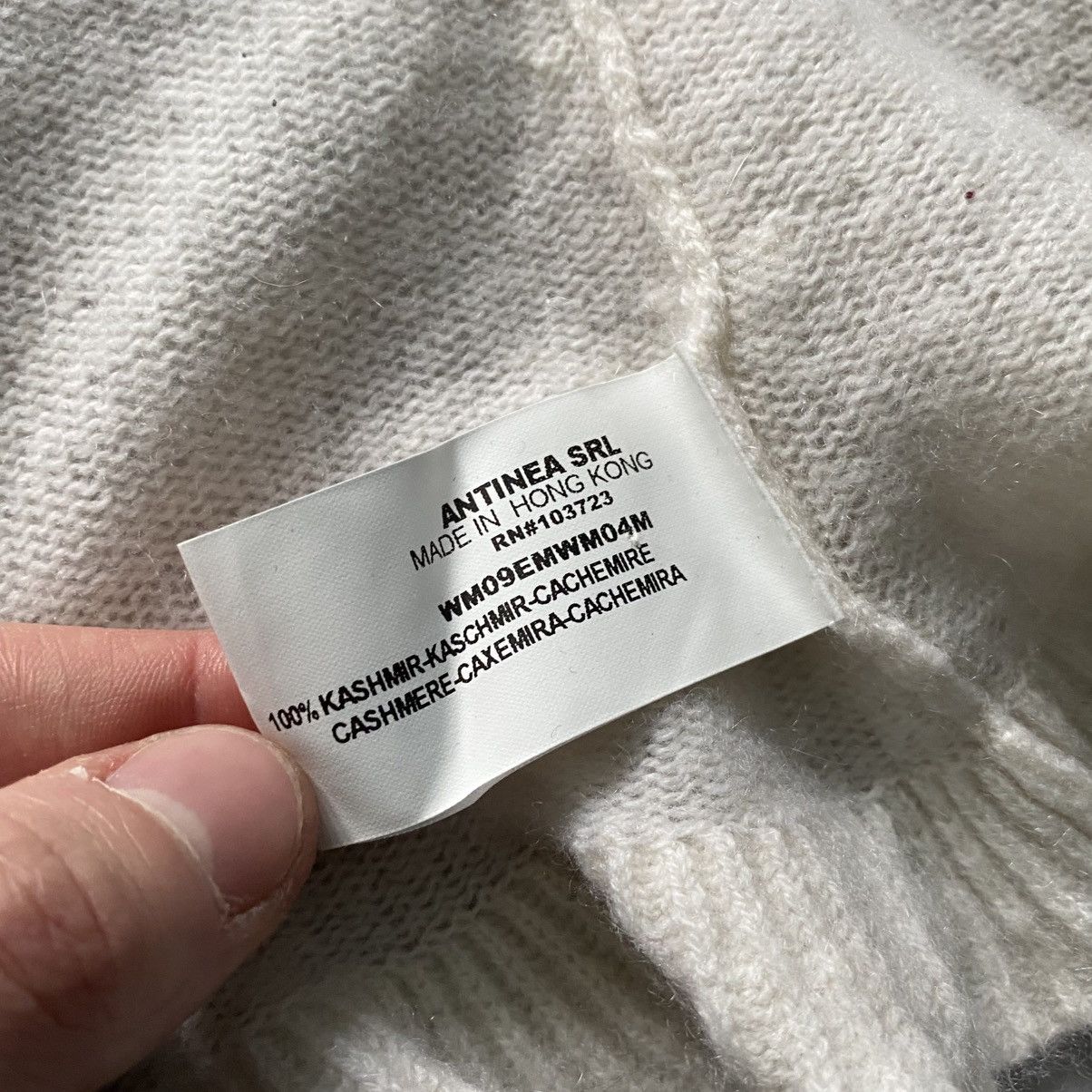 Armani Collezioni Armani Collezioni Cashmere Knit Cardigan Rick Owens Style Size ONE SIZE - 5 Thumbnail