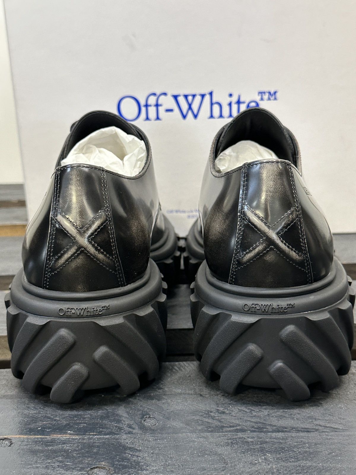 Off-White Exploration Derby Anthracite. Sz 43 Size US 10 / EU 43 - 6 Thumbnail