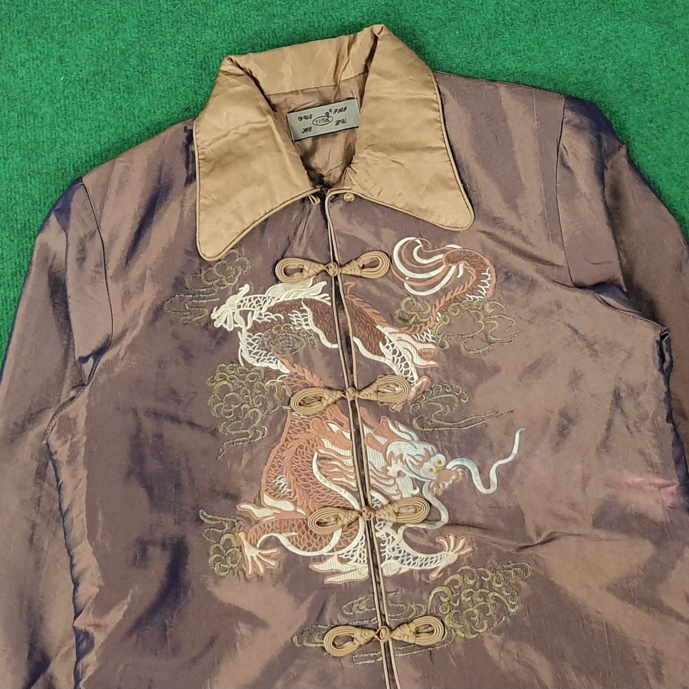 Vintage Vintage Dragon Embroidery Tang suit Traditional C254N21 Size US S / EU 44-46 / 1 - 2 Thumbnail