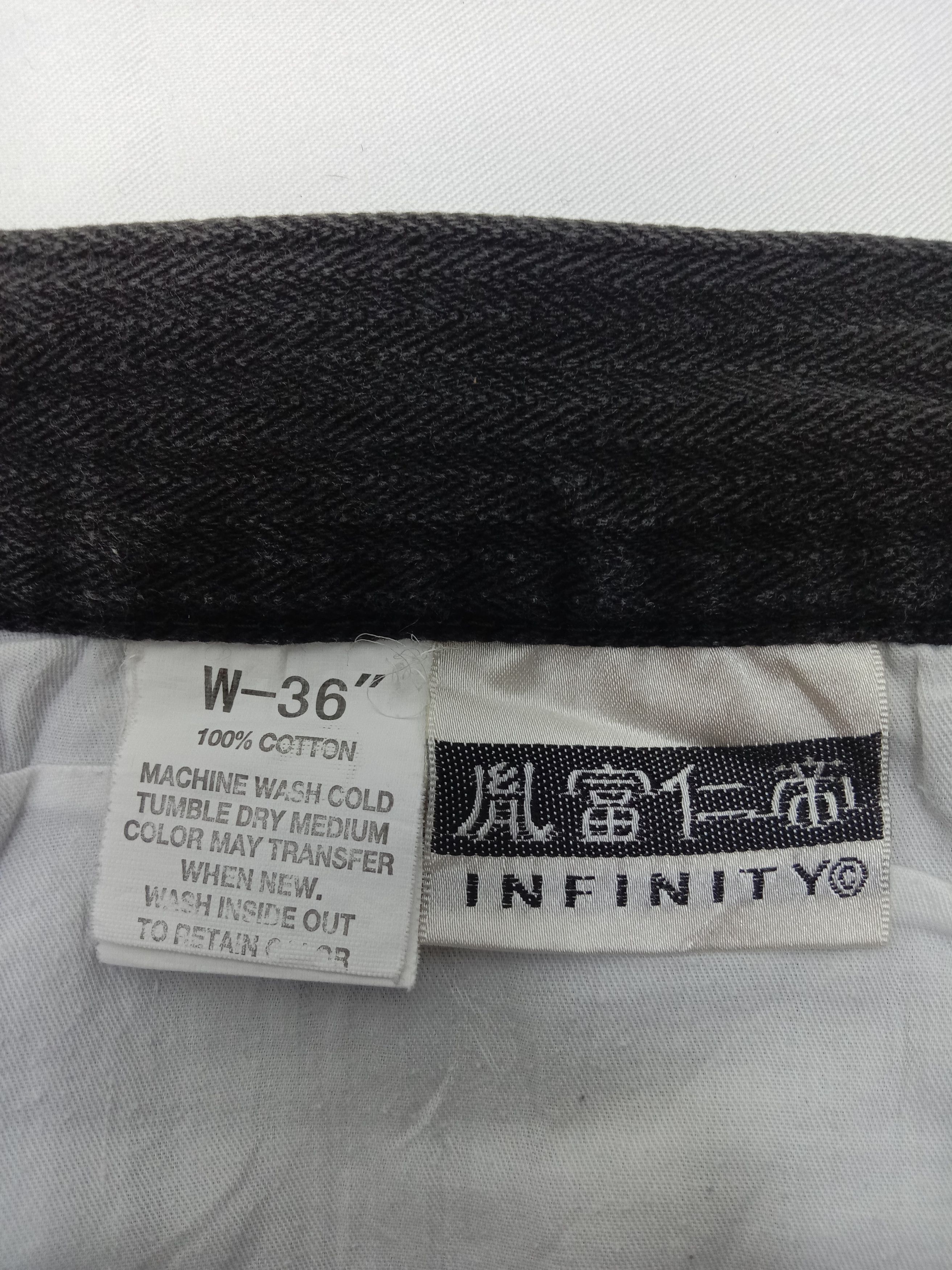 Japanese Brand Vintage Karakuri Tamashi Embroidery Infinity Sukajan Jeans Size US 35 - 13 Thumbnail